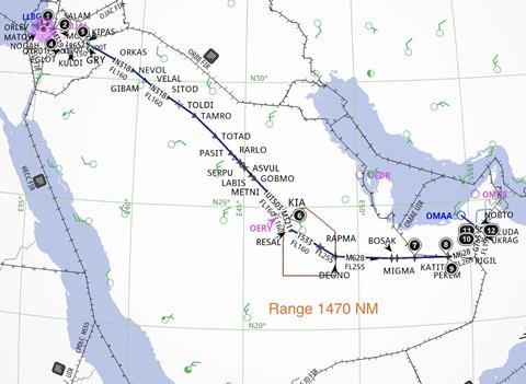 El Al Route Map El Al Plans To Cross Saudi Airspace With 737 To Reach Uae | News | Flight  Global