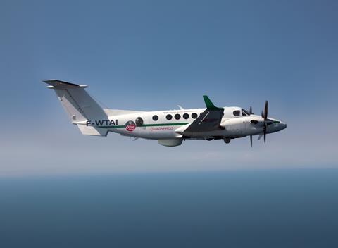 بحريه دولة افريقيه ( لم يكشف النقاب عن هويتها )  تحصل على 2 من طائرات  Beechcraft King Air 350ER المعدلة خصيصًا لاغراض الدوريه البحريه  67695_surveillancereadybeechcraftkingair_478441