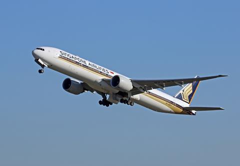 Singapore Airlines SIA Boeing 777-300ER 2020