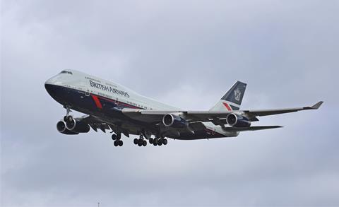 British Airways Landor retrojet Boeing 747-400