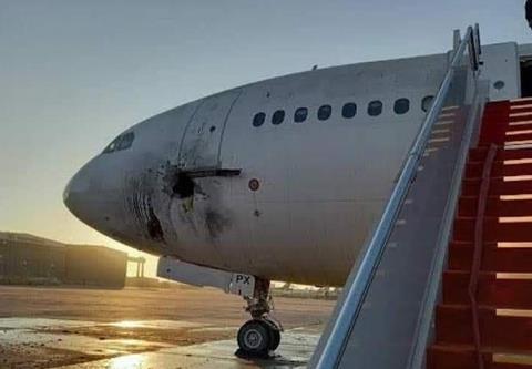 Iraqi damaged A300-c-Iraqi Airways