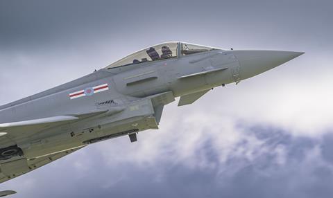 Typhoon with ECRS Mk2 radar