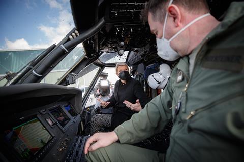 Austrian Black Hawk cockpit