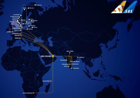 SAS-Etihad codeshare-c-Etihad Airways