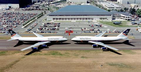 BA Boeing 747-400 double delivery new