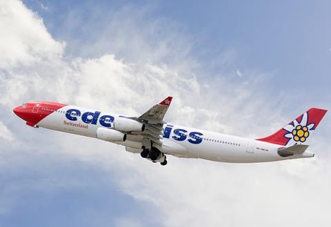 Edelweiss A340-c-Edelweiss Air