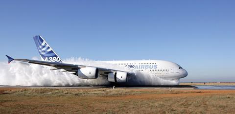 airbus 50 a380 watering