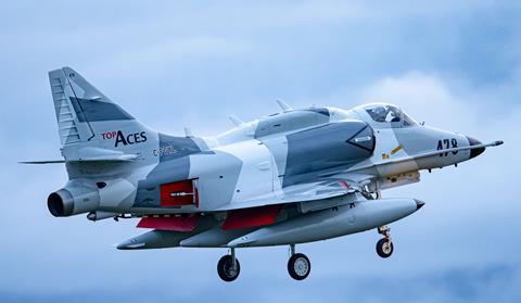 Top Aces A-4 Advanced Aggressor Fighter (AAF) Photo Éric Desbiens