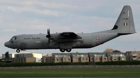 Indian C-130J in UK