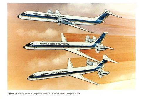 MD propfan variants, NASA