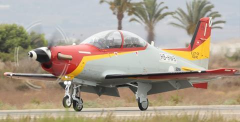 Spanish air force PC-21