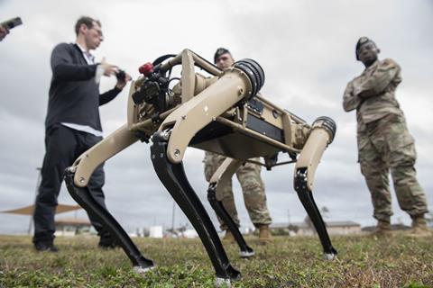 Ghost Robotics robotic dog - USAF