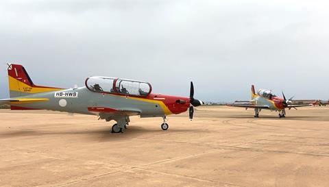 Spanish air force PC-21 pair