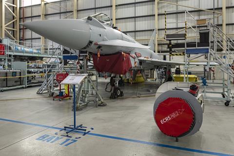 ECRS Mk2 with Typhoon test aircraft