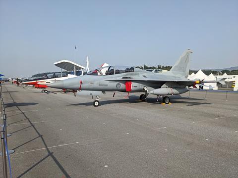 FA-50 and T-50 at Seoul ADEX