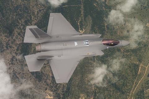 USAF F-35A from above c Lockheed Martin