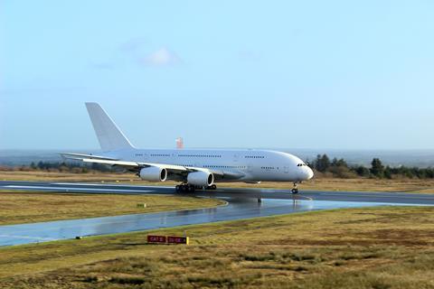 Air France A380 Ireland West Airport arrival 1