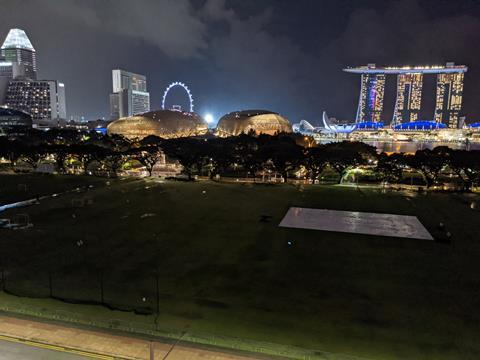 Singapore Skyline in July 2021