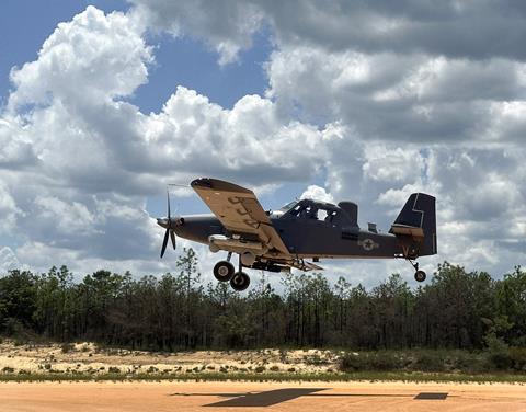 OA-1K Skyraider II c USAF