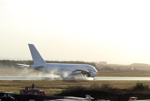 Air France A380 Ireland West Airport arrival  2