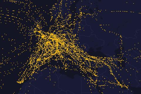 Ukraine air traffic-c-Eurocontrol