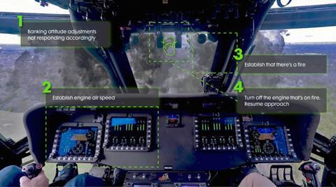 Northrop Grumman’s prototype AI assistant aim's to help rotary pilots perform expected and unexpected tasks such as responding to an engine fire c USAF