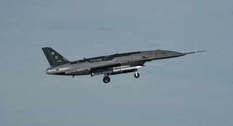 YFQ-44A with inert missiles c US Air Force