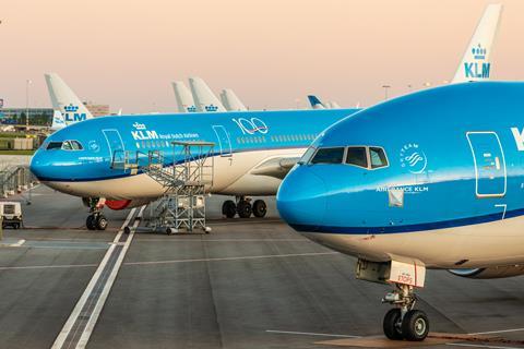 KLM aircraft 2020