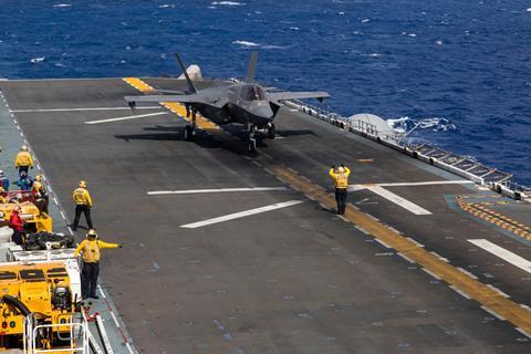 Lockheed Martin F-35B USS Tripoli