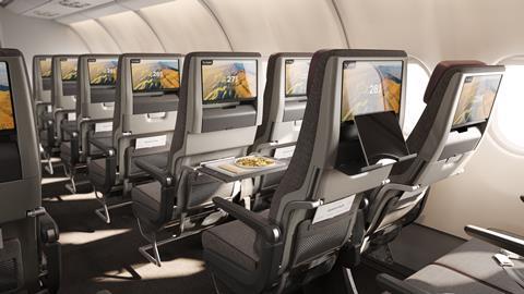 A330 Qantas new economy screens