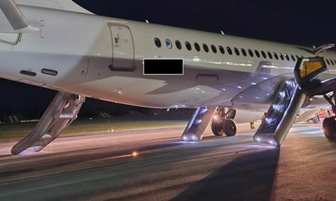 Swiss A220 evacuation-c-Austrian SUB