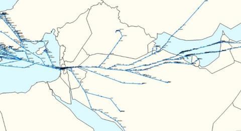 Israel-Jordan routes