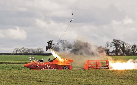 KF-21 ejection seat test