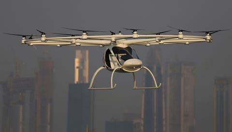 Volocopter Dubai trials
