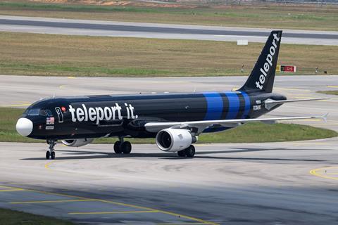 Teleport A321P2F first aircraft cr Teleport