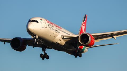 Kenya Airways Boeing 787