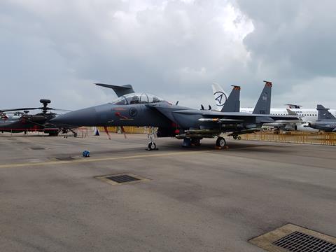 RSAF F-15SG in February 2018