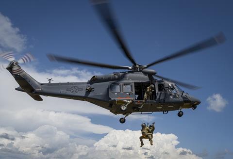 MH-139 hoist test c USAF