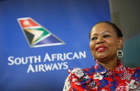 South African Airways acting chief executive Zuks Ramasia 