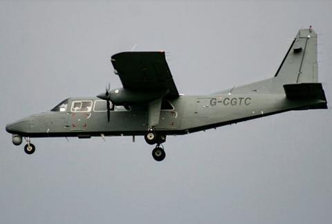 PSNI Islander G-CGTC-c-AAIB