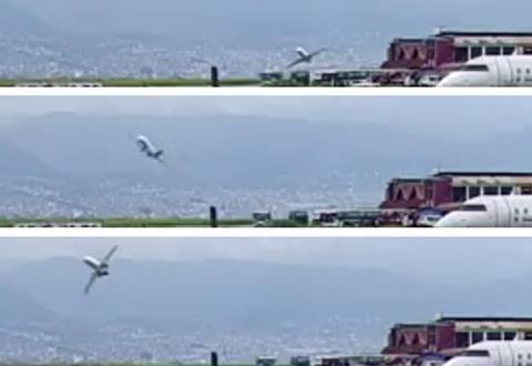 9N-AME take-off sequence-c-Nepal AAIC