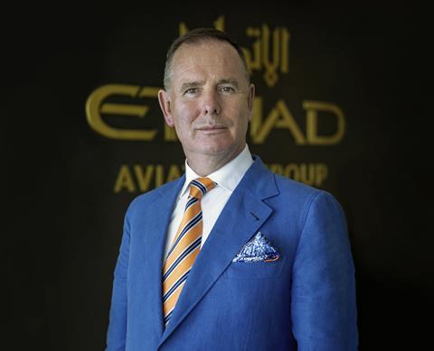 Group Cheif Executive Officer, Etihad Aviation Group, Tony Douglas