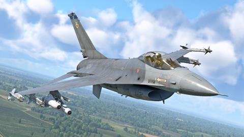 War Thunder F-16 rendering