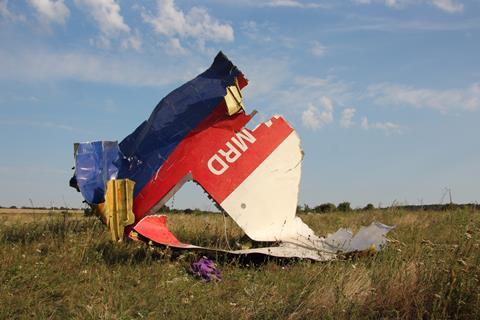 MH17 wreckage