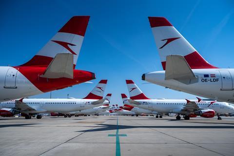 Austrian stored aircraft Airbus A320