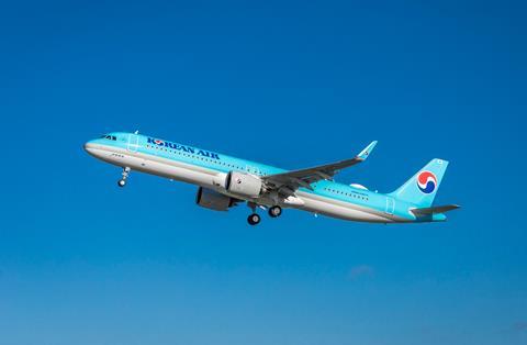 2022-11-07_Korean_A321neo_takeoff (credit KAL)