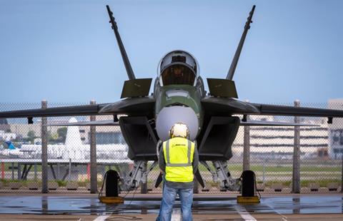 Boeing delivers first new-build F/A-18 Block III Super ...