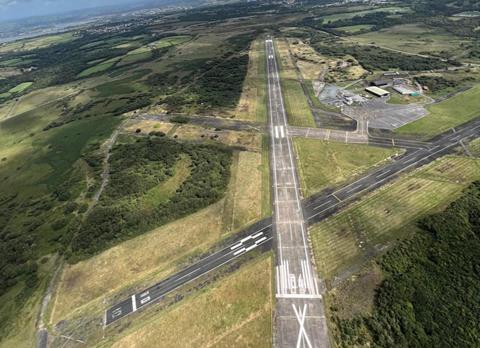 Swansea airport runway