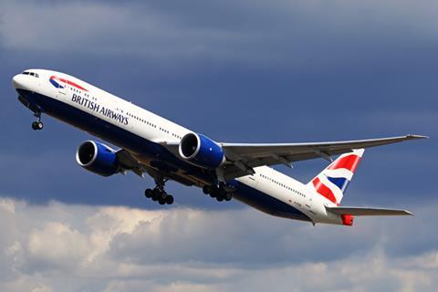 British Airways 777-300ER G-STBE