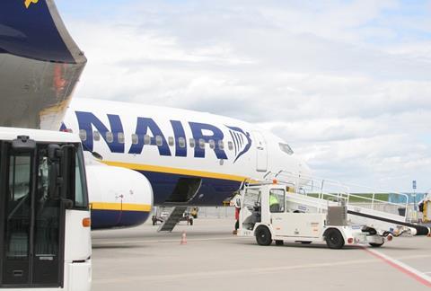 Ryanair at Hahn-c-Frankfurt Hahn airport